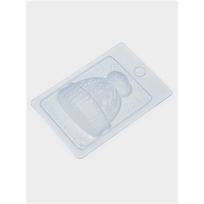 Форма для шоколада новогодняя Выдумщики «Шапка», 15×10 см, пластик, прозрачная