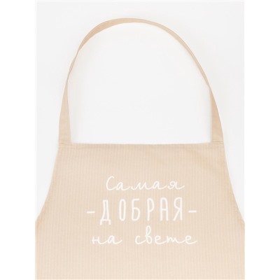 Фартук «Этель. Белые тюльпаны», 60×70 см, 100% хлопок, саржа 190 г/м²