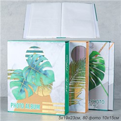 Фотоальбом 80 фото 10x15 Монстера / 9568 /уп 48/