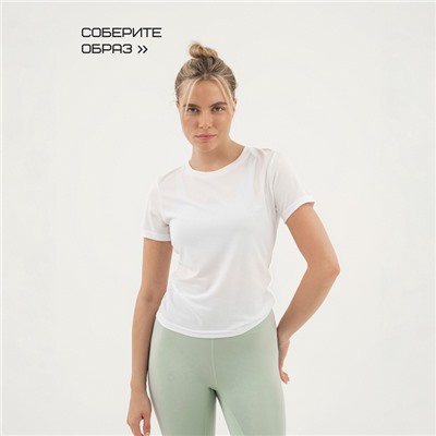 Футболка женская Resport, бифлекс, размер M (46), белая
