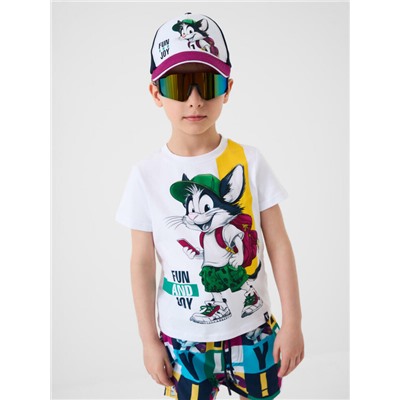 Кепка текстильная для мальчиков