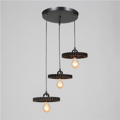 Светильник «Шестеренка» 3хЕ27 40 Вт 30×30×15-135 см