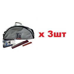 Косметичка Fa Men дорожная серая с расческой 23*12*10см 3шт