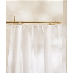 Штора для ванной «Ла Каса», с люверсами, 180×180 см, полиэстер, белая