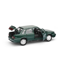 Машина металл ВАЗ-2115 "Самара" 12 см, (двери,темно-зеленый) в коробке