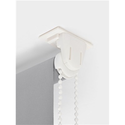 Штора рулонная 50×160 см «Блэкаут», по полотну 47×160 см, серая