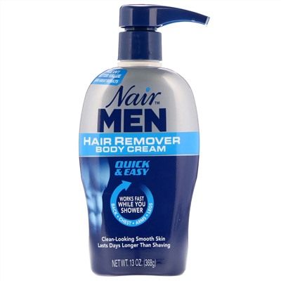Nair, For Men, Hair Remover Body Cream, 13 oz (368 g)