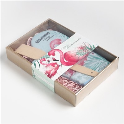 Кухонный набор «Самой необыкновенной»: варежка-прихватка 20×28 см, лопатка деревянная