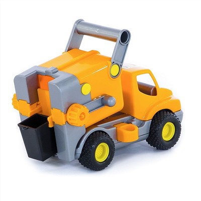 320848 Wader "КонсТрак", автомобиль коммунальный (оранжевый) (в коробке)