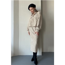 Юбка вельвет  081/01/Песочный