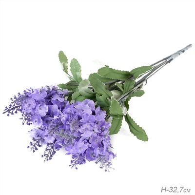 Цветок искусственный Лаванда 33 см / SY847 /уп 2/300/1200/