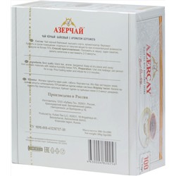 Azercay. Черный с бергамотом карт.упаковка, 100 пак.