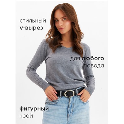 Джемпер женский MINAKU, серый, размер 42-44