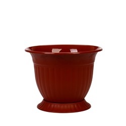 Горшок для цветов «Венеция», 7 л, d=28 см, h=23 см, пластиковый, коричневый
