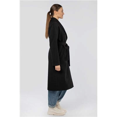 01-11457 Пальто женское демисезонное (пояс)