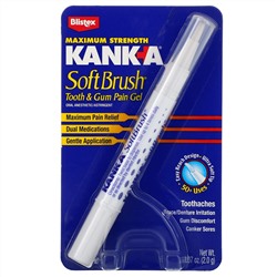 Blistex, Kank-A, SoftBrush, Tooth & Gum Pain Gel, 0.07 oz (2 g)