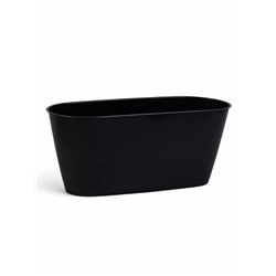 Кашпо для цветов с дренажной вставкой Laurel, 5 л, 35.4×15.2×15 см, пластиковое, бежевое