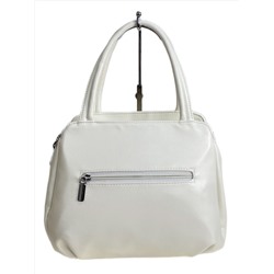 Женская сумка из искусственной кожи, цвет белый
