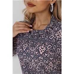 Блузка женская  7049/18/Серый, розовый