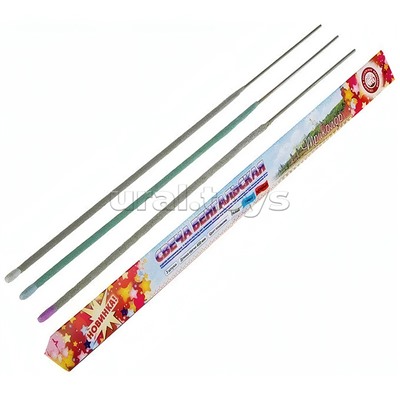 Бенгальская свеча 400мм. "Триколор" 1/27/3