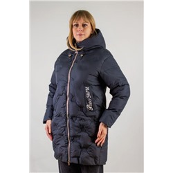 Зимняя куртка с капюшоном арт.611 (Черный)