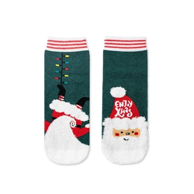 Носки детские CONTE-KIDS Новогодние носки с пушистой нитью «Enjoy Xmas»