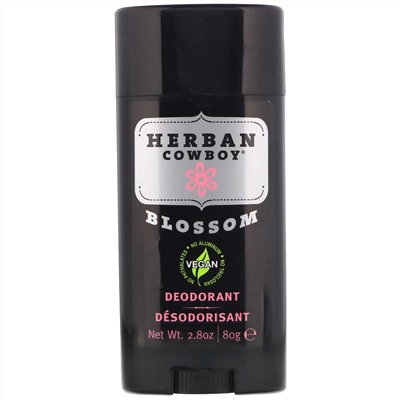 Herban Cowboy, Deodorant, Blossom, 2.8 oz (80 g)