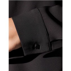 Блузка вечерняя из креп шифона с кружевом