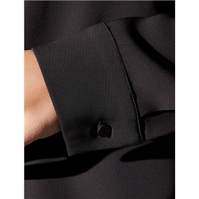 Блузка вечерняя из креп шифона с кружевом