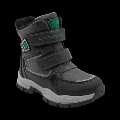 Ботинки мембранные на меху А6671-3 серые