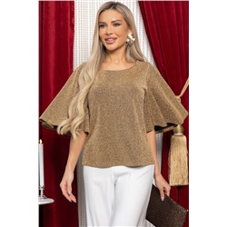 Блуза праздничная Ты ослепляешь! (золото нью) Б14906-1М
