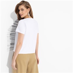 Футболка с декором из сетки, Завоюй меня (heart)