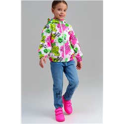 Куртка текстильная с полиуретановым покрытием для девочек (ветровка) PLAYTODAY, 1231510