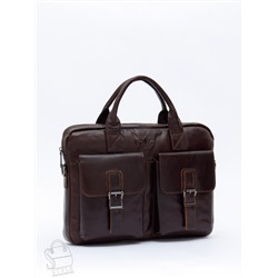 Портфель мужской кожаный 0993Z coffee Zinimsk в Новосибирске