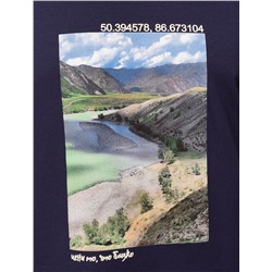 Футболка из премиального хлопка с авторским принтом