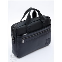 Портфель мужской кожаный 11011Z black Zinimsk в Новосибирске