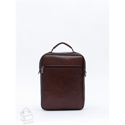 Сумка мужская кожаная 7905-4 brown Fuzhinino в Новосибирске