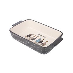 Блюдо для запекания 2,0л, прямоуг.33,5*19,5*7,5см, FAMILY FARM , Lefard, камен.керам, п/уп