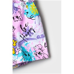 Шорты трикотажные для девочек, 2 шт в комплекте PLAYTODAY, 1240260