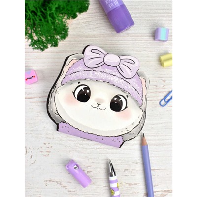 Блокнот фигурный 120х117 мм 30л без линовки "МИЛЫЙ ЗАЙКА" 67596 Феникс