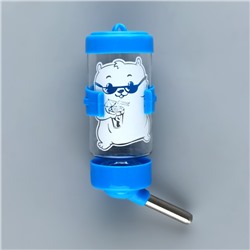 Поилка для грызунов 80 мл, 9×4.5 см, микс цветов