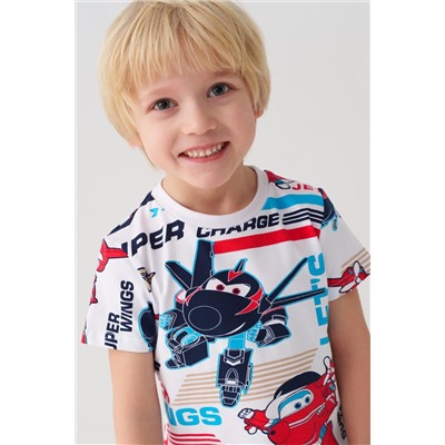 Фуфайка трикотажная для мальчиков (футболка) PLAYTODAY, 1239639