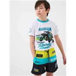 Шорты текстильные плавательные для мальчиков, средней длины