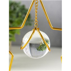 Фигура настольная «Капля в звезде», под золото, 19.5×18×5.2 см