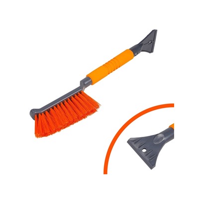 Щетка от снега и льда Airline, 45 см, с эргономичной рукояткой и скребком