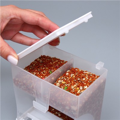 Автокормушка для птиц Пижон 8.5×8×15.4 см, белая 7