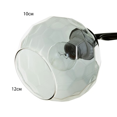 Люстра «Саманта» 3хЕ27 40 Вт черный 40×40×23 см BayerLux