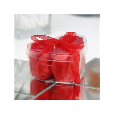 Мыльные розочки, красные, набор 3 шт.