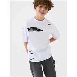 Фуфайка трикотажная для мальчиков (футболка)