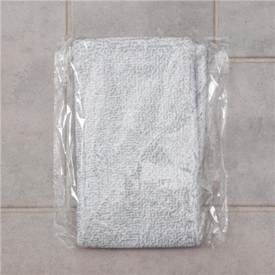 Насадка для плоской швабры, 41×12 см, микрофибра, серая